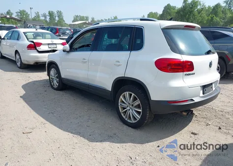 2012 Volkswagen Tiguan Se z USA, uszkodzony, nr VIN WVGAV7AX5CW517186
